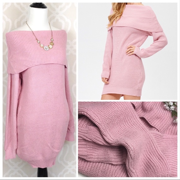Rose Sweater Tunic Mini Dress - Picture 6 of 8